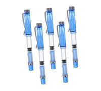Gatuida 5pcs Soft Tip Refillable Calligraphy Brush Pen for Sketching and Lettering Versatile Fountain Brush Tool for Beginners for Artistic Creations Various Surfaces