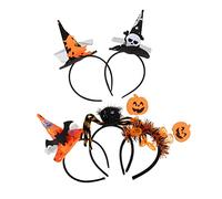 Gatuida 5pcs Spider Design Halloween Headbands Cosplay Hair Hoops for Women Horror Style Accessories for Unique Halloween Party Looks