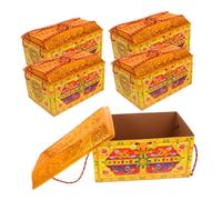 Gatuida 5pcs Thickened Treasure Chest Paper Sacrificial Supplies for Qingming Festival Ancestral Worship with Realistic Craftsmanship and Material for Traditional Chinese Ancestors Money