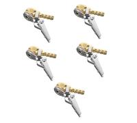 Gatuida 5pcs Tire Inflator Locking Air Chuck with Quick Connect Clip for Easy Inflation Compatible with Tire Inflators and Air for Cars and Trucks