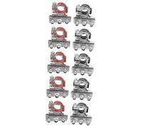 Gatuida 5pcs Top Post Battery Terminal Connectors for Auto Battery Charger Terminals Ends Clips for Supplies for Car Clamp