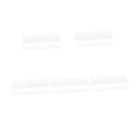 Gatuida 5pcs Versatile Physics Teaching Aid: Rectangular Glass Block 8x6x2in Optimal Refraction Sturdy Glass for Labs