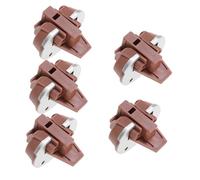 Gatuida 5sets Dresser Drawer Slides Kit Undermount Slides Stopper Drawer Rails Parts Guides