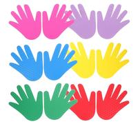 Gatuida 6 Pairs Sensory Floor Mats: Hand Markers For Physical Education Fine Motor Activities Kindergarten Learning - Outdoor Play Toys For Kids