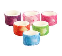 Gatuida 6 Rolls Floral Pattern Washi Tape Set, Self-Adhesive Small Petal Design Craft Paper Tape for Scrapbooking, Wedding, and Spring Party Decoration