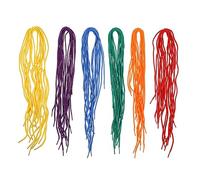 Gatuida 60 Pcs Casual Shoes Shoelaces Durable Polyester Beading Threads for DIY Craft Projects Comfortable Threading Ropes Colors for Beads and Accessories