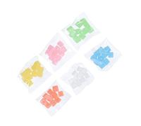 Gatuida 60 Pcs Simulated Sugar Cube DIY Phone Case Charms Resin Decorative Patches for Craft Decoration Adorable Phone Cover Accessories Yellow Pink Orange White Blue Green