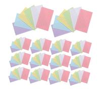 Gatuida 600pcs Heavyweight Office Note Cards Assorted Bright Colors Ruled Edges for Task Management Study Tools Personal Notes Reminders for Teams Remote Workers