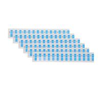 Gatuida 60pcs C Key Note Labels for 24-hole and 28-hole Polyphonic Harmonicas, Blue Musical Scale Stickers with Full Note Markings, Reusable Harmonica Key Chart for Music Students