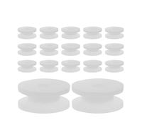 Gatuida 60pcs Plastic Pulley Gear Wheels for DIY Rc Car Airplane Model Small Belt Pulley with Holes Stable Transmission Drive for Stem Learning and Mechanical Projects