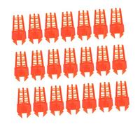 Gatuida 60Pcs Plastic Queen- Breeding Cages with Sharp Tip Anti-biting Cell Protectors for Beekeeping Equipment and Wear-resistant Easy to Use and Clean for Transporting and Cultivating