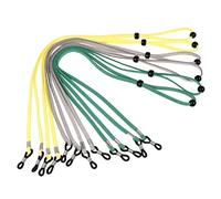 Gatuida 6pcs Adjustable Lost Eyeglasses Lanyard Holder Comfortable Sports Glasses String for Easy Wear Lightweight and Durable Design Yellow Green Grey for Daily Use and Outdoor Activities