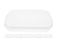Gatuida 6pcs Bacon Storage Container, Reusable PP Plastic Food Keeper Box | Leak-free Design, Helps Preserve Freshness, Suitable for Sandwich Ingredients, Fruit, Office Lunches and Meal Preparation