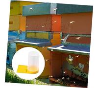 Gatuida 6Pcs Beehive Entrance Feeder Professional Beekeeper Water Dispenser Feeding Tool for Sugar Water Supply Easy Observation Design for Efficient Beekeeping