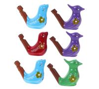 Gatuida 6Pcs Ceramic Water Bird Whistle Animal Callers Distinctive Tourism Crafts for Birthday Party Gifts Safe Design