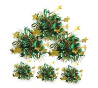Gatuida 6Pcs Cheerleading Pom Poms Wrist Bands with Material and Smooth Handle for Dance Performances Sports Events Kindergarten Parties