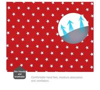 Gatuida 6pcs Cotton Craft Fabric Sheets 50x50cm American Flag Star Pattern Patchwork Cloth for DIY Sewing Quilting and Handmade Crafts, USA Independence Day Theme