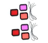 Gatuida 6pcs Diving Protective Filter Lens Cover for Camera Case for Sports Action Camera for Underwater Photography