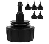 Gatuida 6PCS Drip Irrigation Quick Connect Fittings 3/4" Female Garden Hose Adapter - Thread Hose Nozzle Connector Outdoor Watering Pipe Coupler