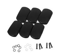 Gatuida 6Pcs Ebony Guitar Tuners Classical Square Shape Acoustic Guitar Tuning Pegs Replacement Machine Handles for Enhanced String Stability and Tonal Clarity