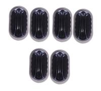 Gatuida 6pcs Emery Sponge Brush Handle for Cleaning Descaling Cleaning Sponge Pad for Bath and Kitchen Use