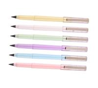 Gatuida 6PCS Everlasting Inkless Pencils with Eraser Break Resistant Lead Writing Pencils for Reusable Sketching and Drawing for School Students Artists Office Use