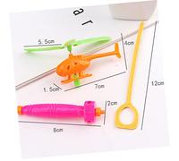 Gatuida 6pcs Flying Helicopter and Plane Outdoor Playthings for Boys and Stress Relief Fun at Park Beach Grassland Random Color