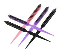 Gatuida 6pcs Foldable Hair Styling Comb for Travel with Two Kinds of Comb Teeth Sturdy Abs Material for Women and Men Random Color