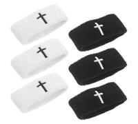 Gatuida 6pcs Football Arm Bands Wrist and Arm Sweatband Spandex Absorbent Secure Compression for Women Football Players for Travel and Resistance Band Curls