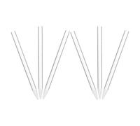 Gatuida 6pcs Glass Pestle Sticks for 1.5ml Tubes with Rounded Cone Tip, Smooth Bubblefree Surface, for Complete Sample Grinding and Cell Breakdown in Molecular Research