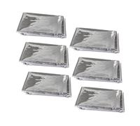Gatuida 6pcs Greenhouse Film PE Reflective Plant Grow Film for Winter Emergency Use Insulation Sheet for Healthy Plant Growth Double-sided Silver