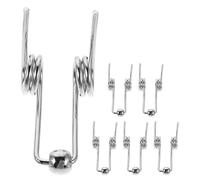 Gatuida 6pcs Hair Curling Iron Torsion Springs - Metal Replacement Springs for Curling Rods DIY Hair Tool Accessories for Professional and Home Styling Silver 30mm