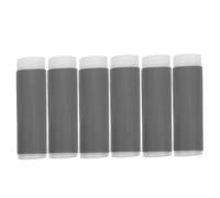 Gatuida 6pcs Heatproof Pan Handle Covers Rubber Sleeves for Cast Skillet Handles Slip Easy to Remove and Reinstall Grey Small for Various Cookware