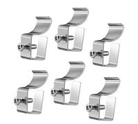 Gatuida 6pcs Heavy Duty Vinyl Siding Hooks No Outdoor Wallboard Hanging Clips for Wireless Security Cameras Stable Low Profile Siding Mounts Easy Installation