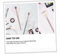 Gatuida 6pcs Highlighter Brush Covers Makeup Lid Protectors for Brushes Lightweight Durable for Travel Keep Bristles Safe