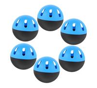 Gatuida 6pcs Hollow EVA Soft Baseballs for Indoor Outdoor Training Lightweight Perforated Design for Stable Flight Enhanced Pitching Accuracy Safe Year Practice Balls