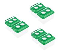 Gatuida 6pcs Insect Observation Box Magnifier Green Goldfish Container for Boys and Girls Outdoor Exploration and Learning for Insects Leaves and Goldfish Viewing