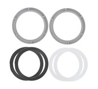 Gatuida 6pcs Kitchen Sink Gasket Seal Kit Rubber Strainer Seals for Easy Installation Drain Assemblies for Vegetable Washing Basins and Kitchen Sinks