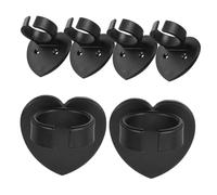 Gatuida 6pcs Microphone Wall Holder Clips Multi-functional Mic Hook for Wireless Mics Nameplates Compatible with Microphones Easy to Install for Musicians Singers Speakers