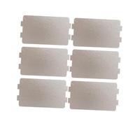 Gatuida 6pcs Microwave Waveguide Cover Mica Sheet High Temperature Resistant Insulation Plates for Microwave Oven Repair Replacement Protecting Kitchen Appliance