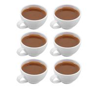 Gatuida 6pcs Mini Coffee Cup Decoration: Dollhouse Miniature Kitchen Accessories Plastic Tiny Espresso Mug Ornaments for DIY Hanging Charms Play Food Toys
