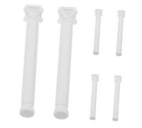 Gatuida 6Pcs Mini Roman Pillar Statues Decorative Columns for Garden Landscaping Wedding Table Decor with Stable Base Durable DIY Sand Table Props