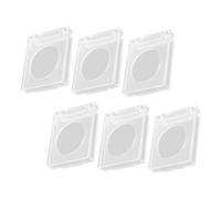 Gatuida 6pcs Plastic Switch Button Covers for Switch Protection with Easy Installation Suitable for Homes and Schools Push Button Guard