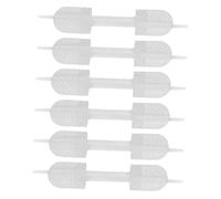 Gatuida 6Pcs Portable Zip Closure Bandages Breathable Cloth Wound Protectors for Emergency Care Strips for Wound Closure and Protection for Outdoor Use