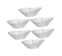 Gatuida 6pcs Range Hood Grease Filter Bowl Shaped Metal Mesh Replacement for Cooker Heat Resistant with Enhanced Airflow and High Performance Filtration Compatible Kitchen Oil Filter Net
