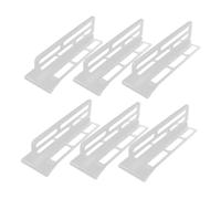 Gatuida 6pcs Refrigerator Dividers Fridge Organiser Dividers Sturdy Shelf Organizer for Refrigerator Side Door Partition Replaceable Fridge Separator for Organizing Food and Drinks