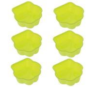 Gatuida 6pcs Silicone Cake Molds for Baking Reusable Nonstick Bakeware with Smooth Texture Random Colors for DIY Cakes Muffins Soap Making and Home Professional Use Random Color