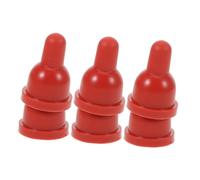 Gatuida 6PCS Soft Rubber Goat Nursing Nipples Replacement Teats for Lamb Pig Sheep Cattle Feeding Natural Design Mimics Goat Teat for Healthy Livestock Growth