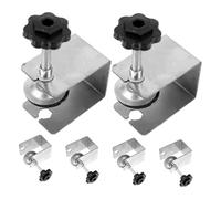 Gatuida 6pcs Stainless Steel C-Clamps Heavy Duty Drawer Fixing Clips for Woodworking Cabinet Installation Strong Grip Rust-Resistant Clamping Tools for DIY Projects