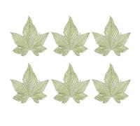 Gatuida 6pcs Vintage Maple Leaf Brooch Pins in Light Green Alloy Fall Leaves Lapel Pins Versatile Accessories for Business Meetings and Formal Events Timeless Elegance and Artistic